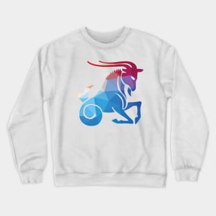 Capricorn symbol silhouette Crewneck Sweatshirt